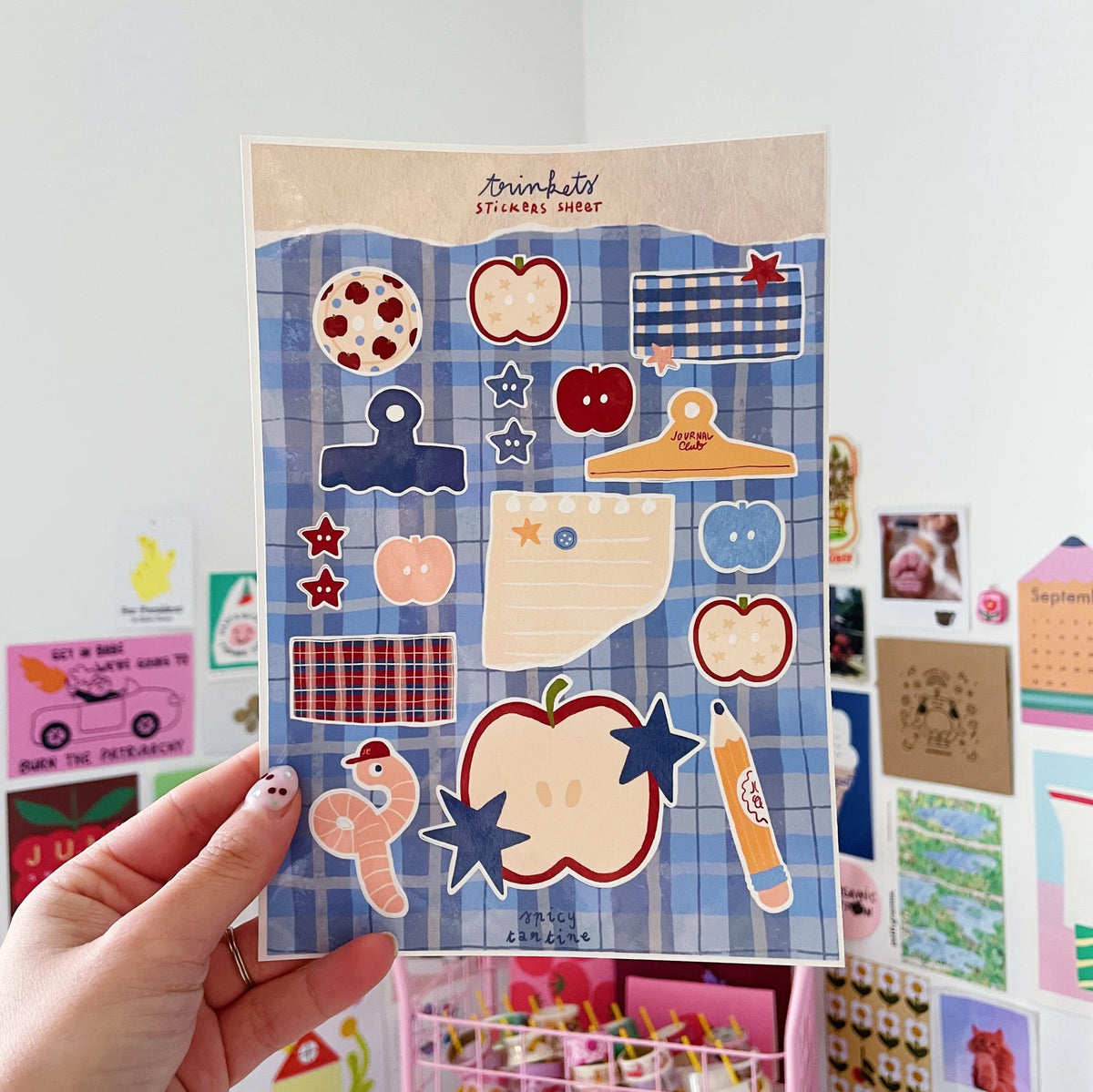 Planche de stickers - Trinkets