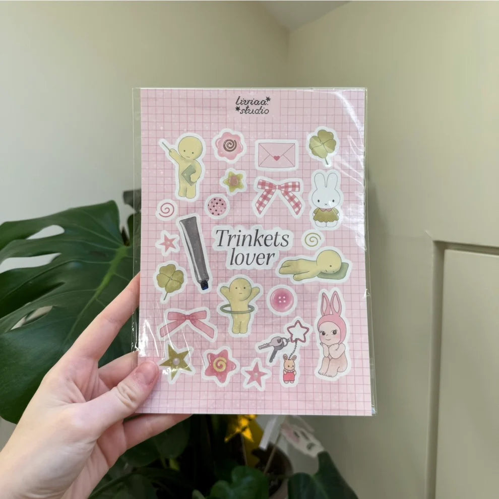 Planche de stickers - Trinkets Lover