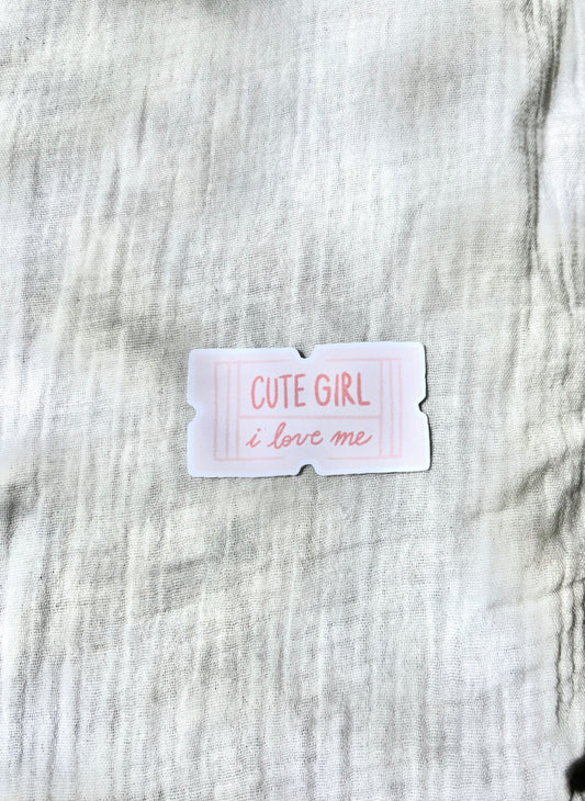 Sticker - Cute Girl