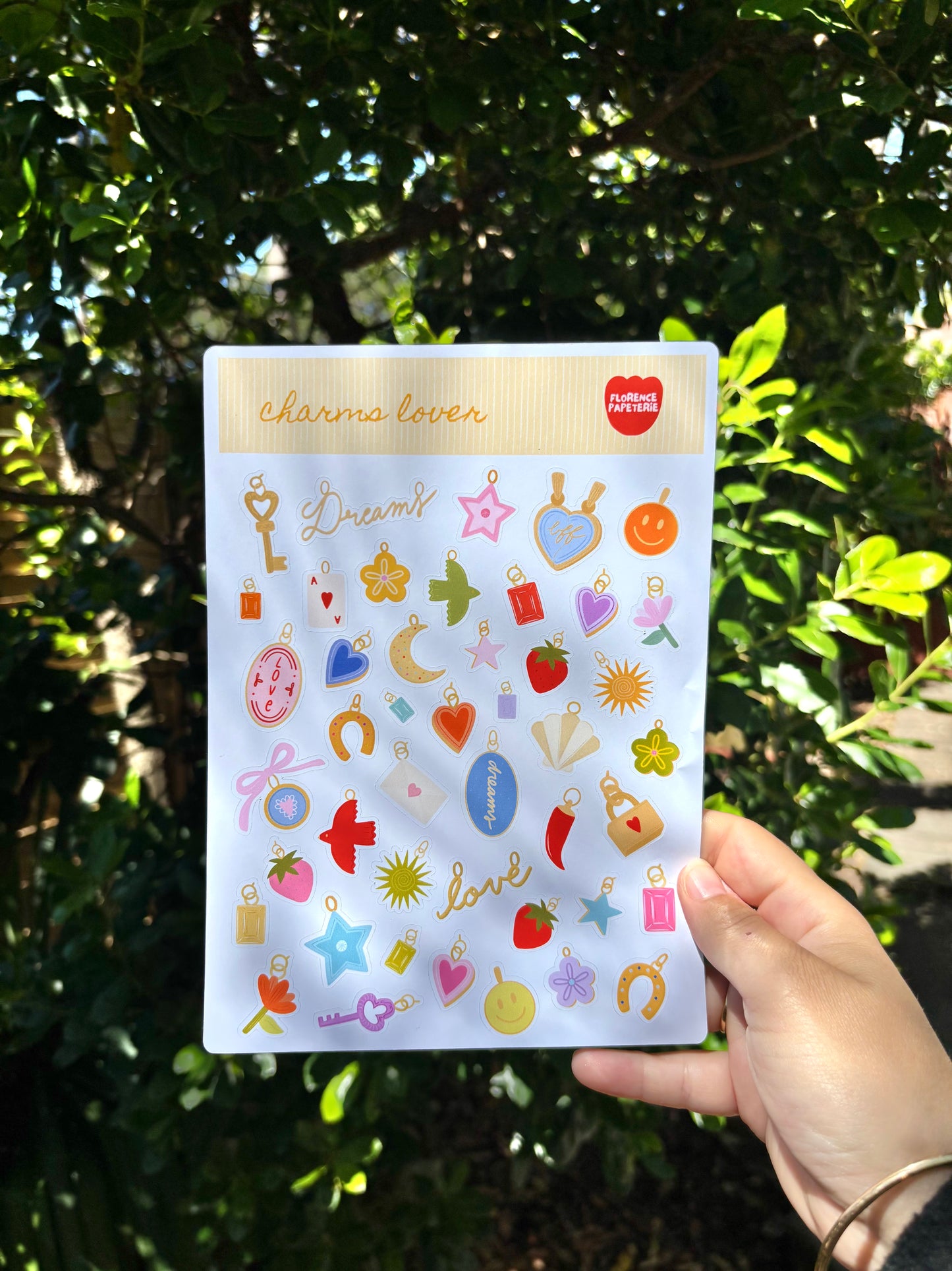 Planche de stickers - Charms Lover