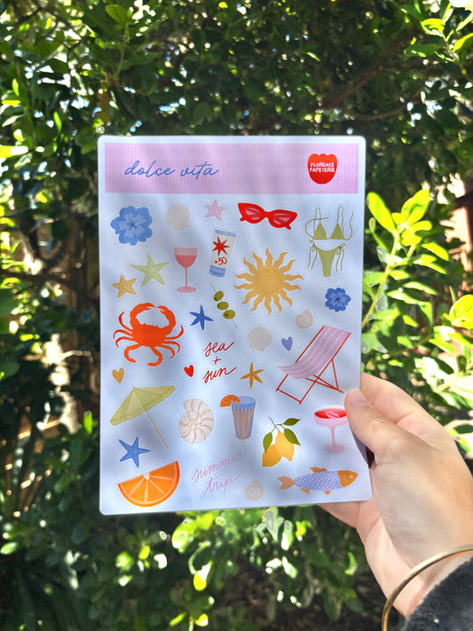Planche de stickers - Dolce Vita
