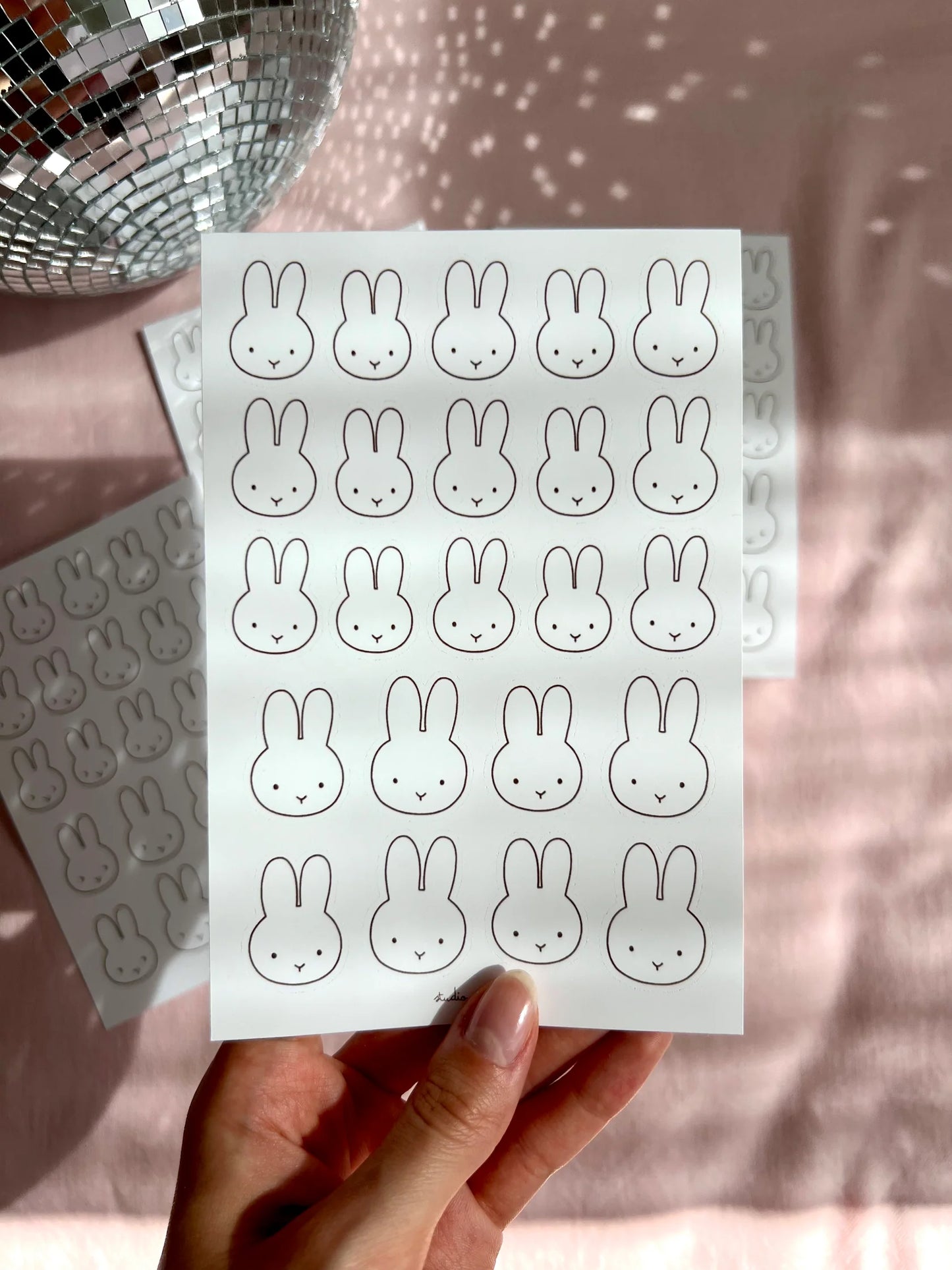 Planche de stickers - Bunny