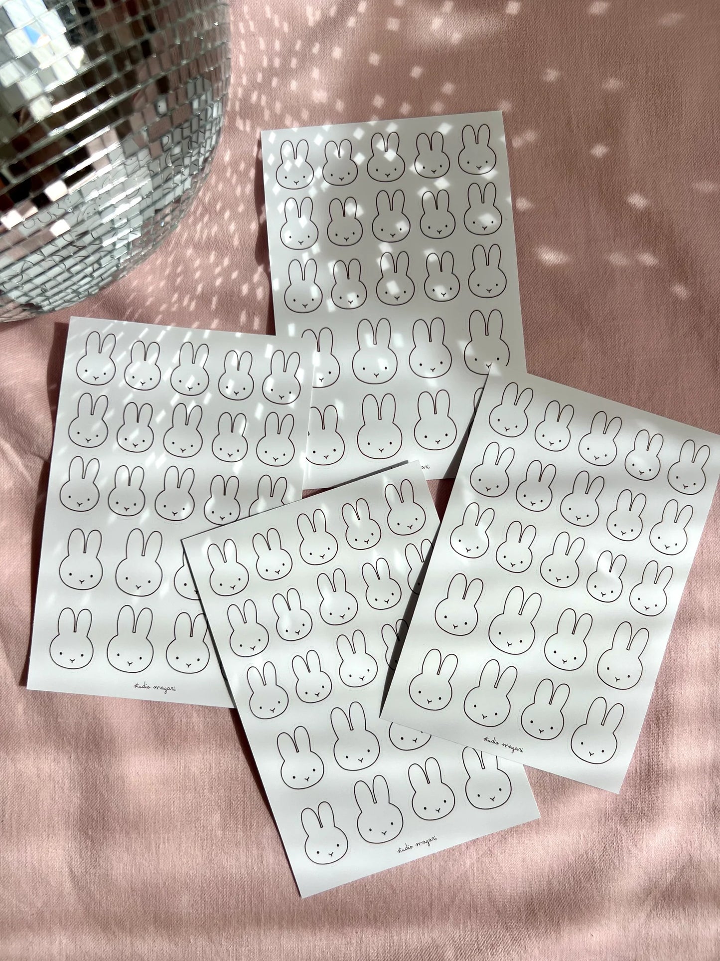 Planche de stickers - Bunny