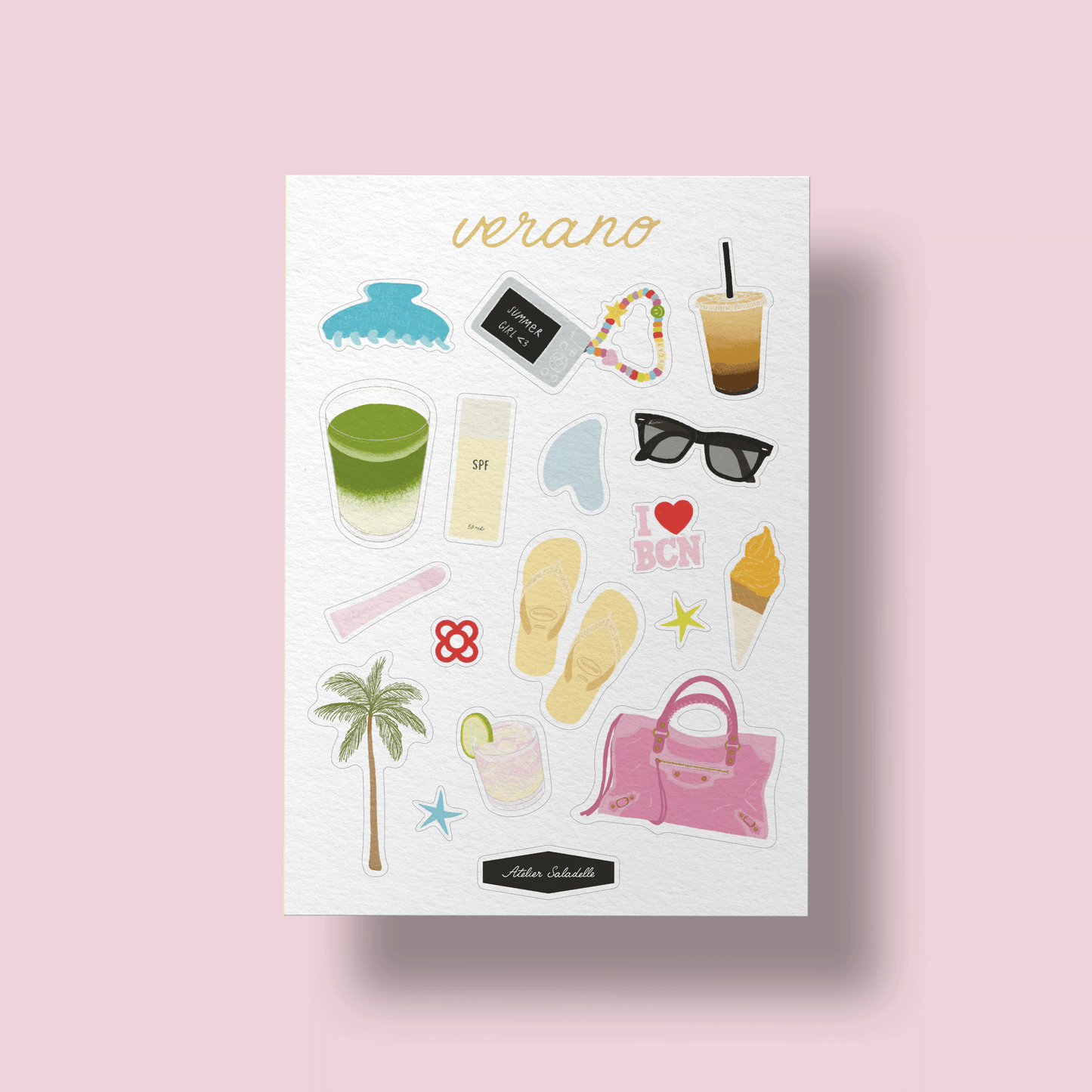 Planche de stickers - Verano