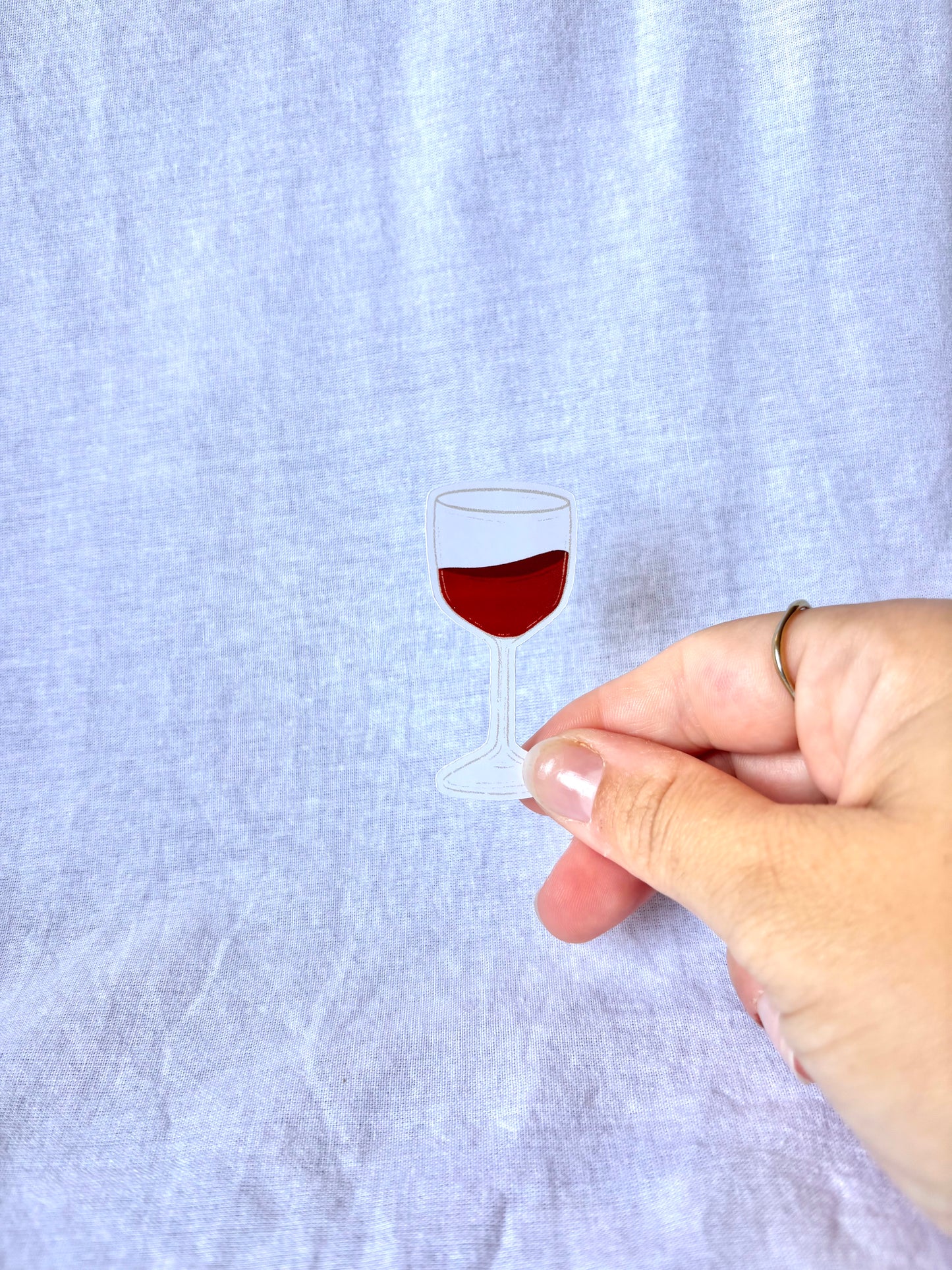 Sticker - Verre de vin
