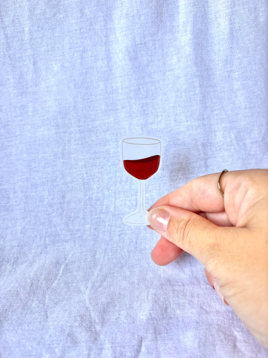 Sticker - Verre de vin