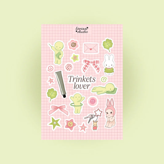 Planche de stickers - Trinkets Lover