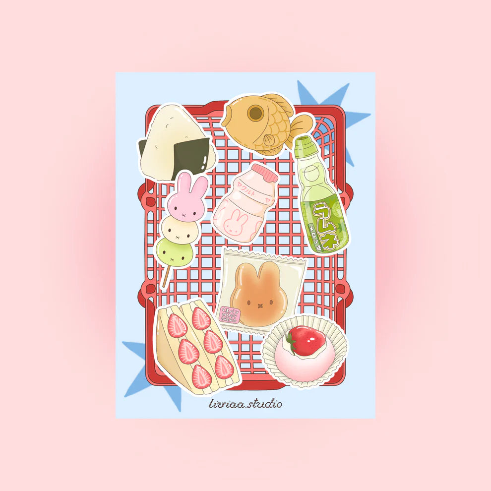 Pack de stickers - Japan Food