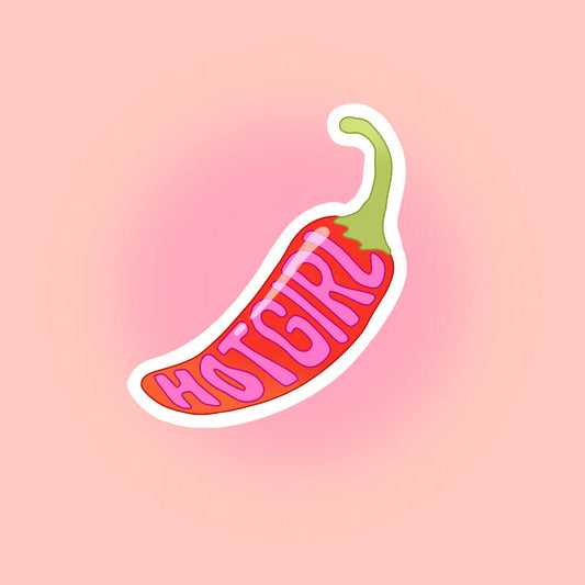 Sticker - Piment Hot Girl