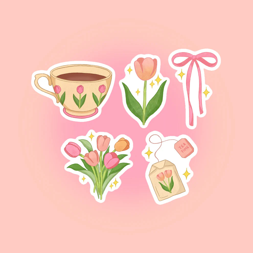 Pack de stickers - Tea Time