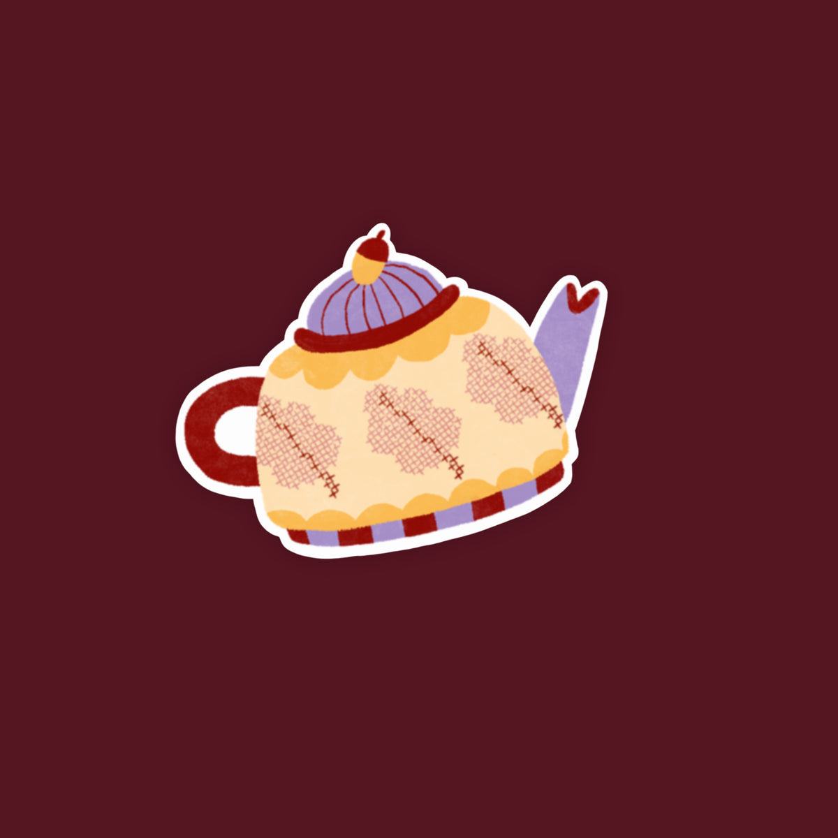 Sticker - Théière cosy