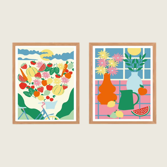 Peintures sur numéros - Retour de marché