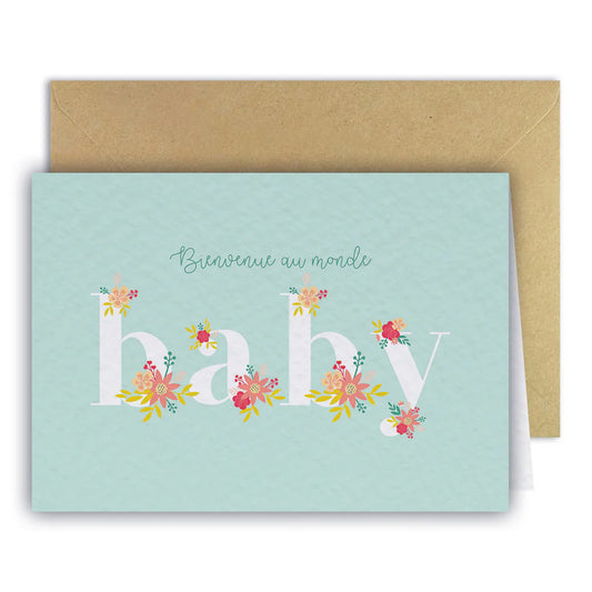 Carte de voeux -  Baby Blue