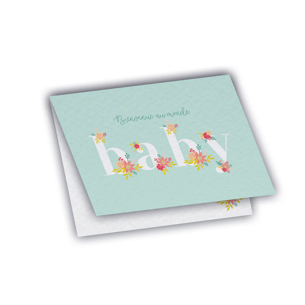 Carte de voeux -  Baby Blue