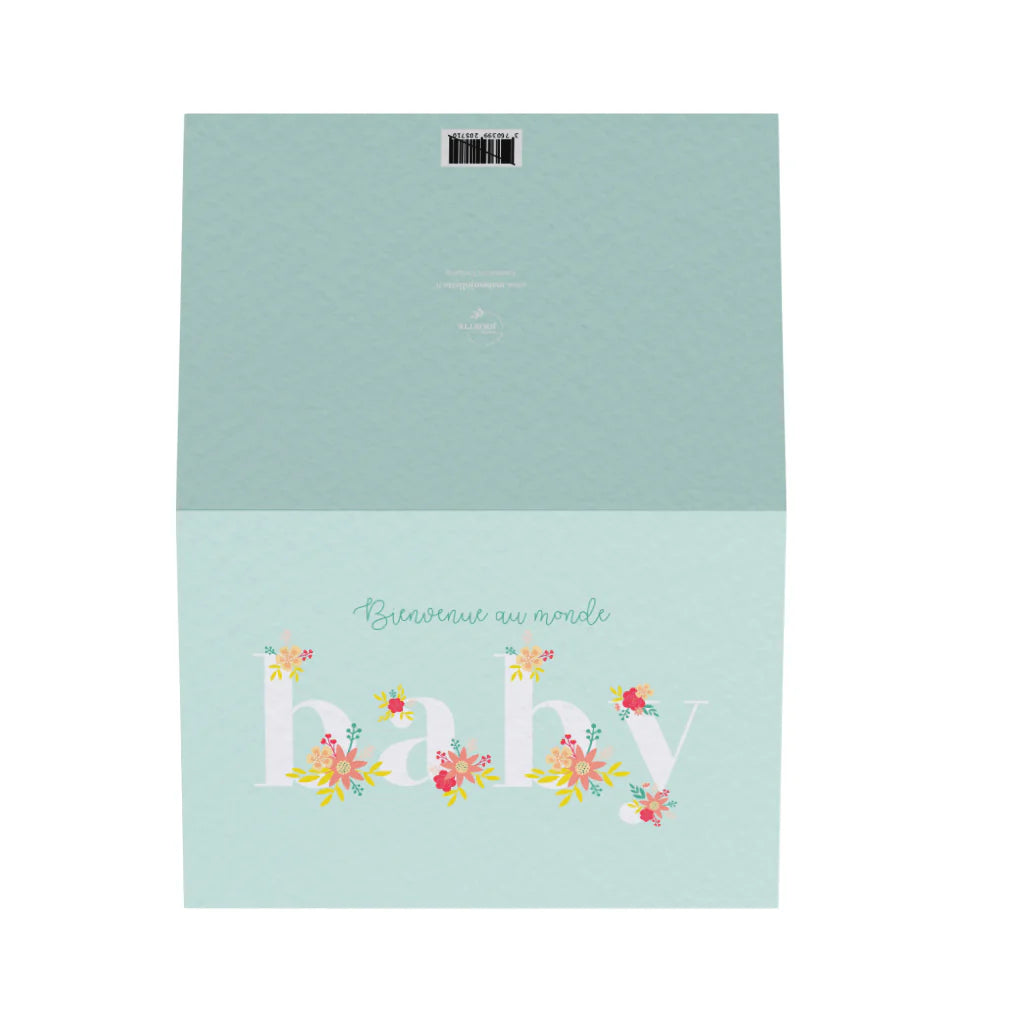 Carte de voeux -  Baby Blue