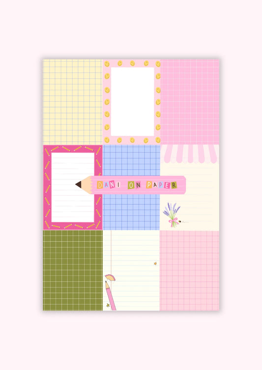Feuilles de bloc-notes A7