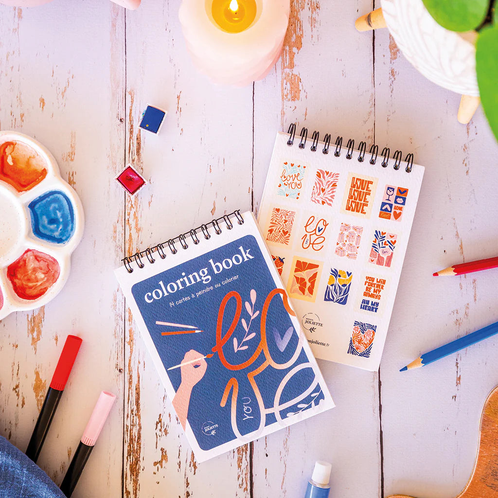 Carnet de coloriage - Love