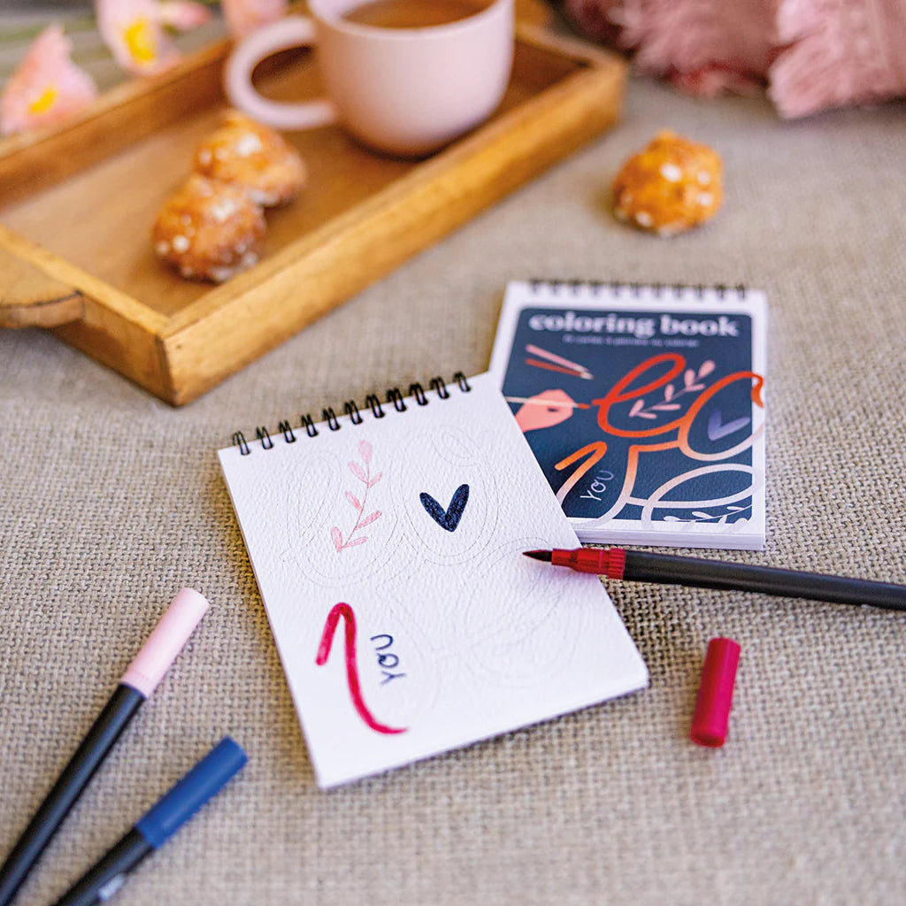 Carnet de coloriage - Love