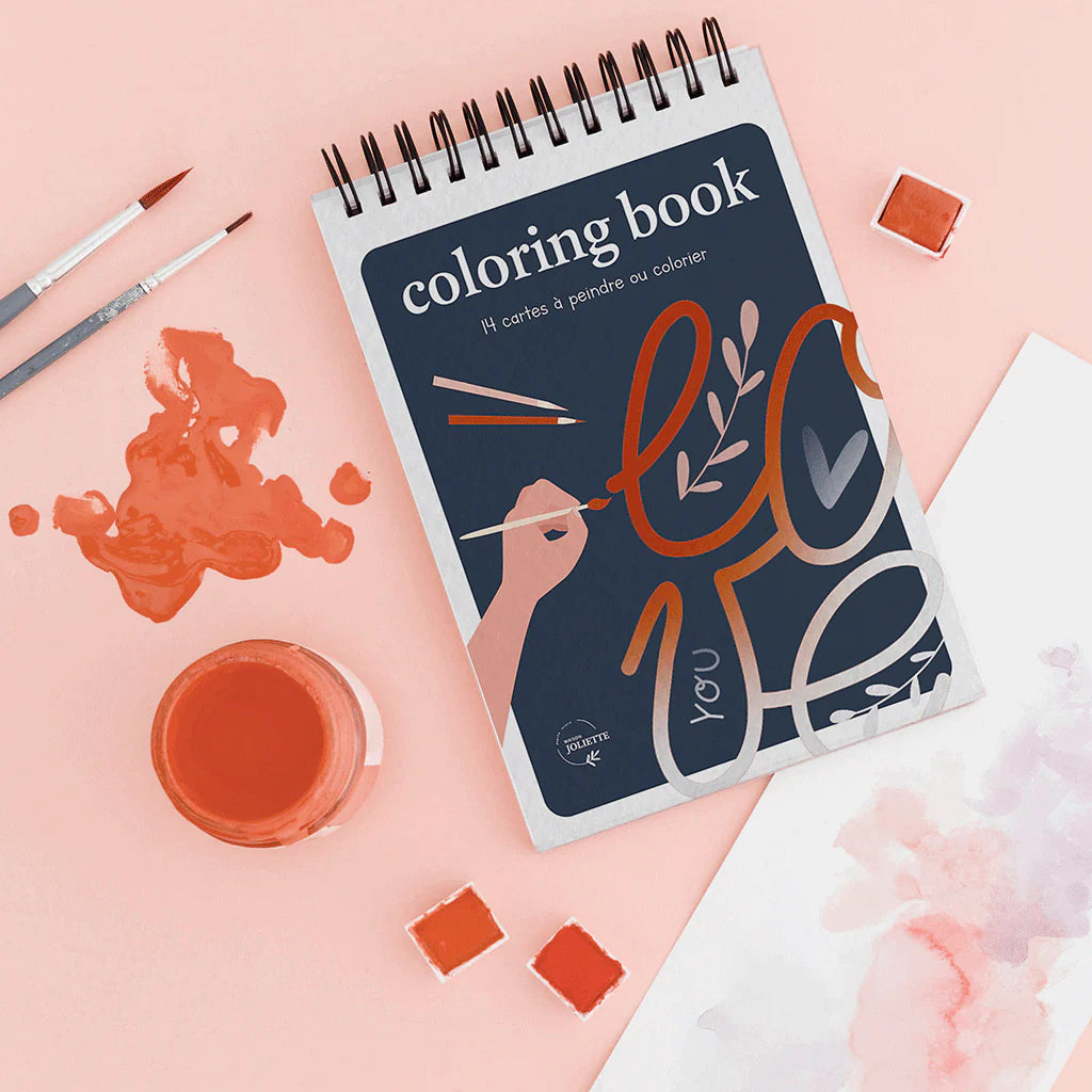 Carnet de coloriage - Love