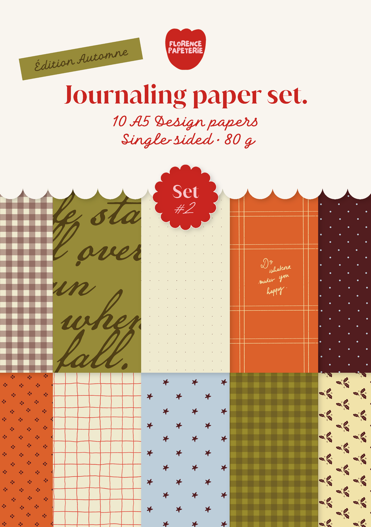 Scrapbook Paper - Set automne