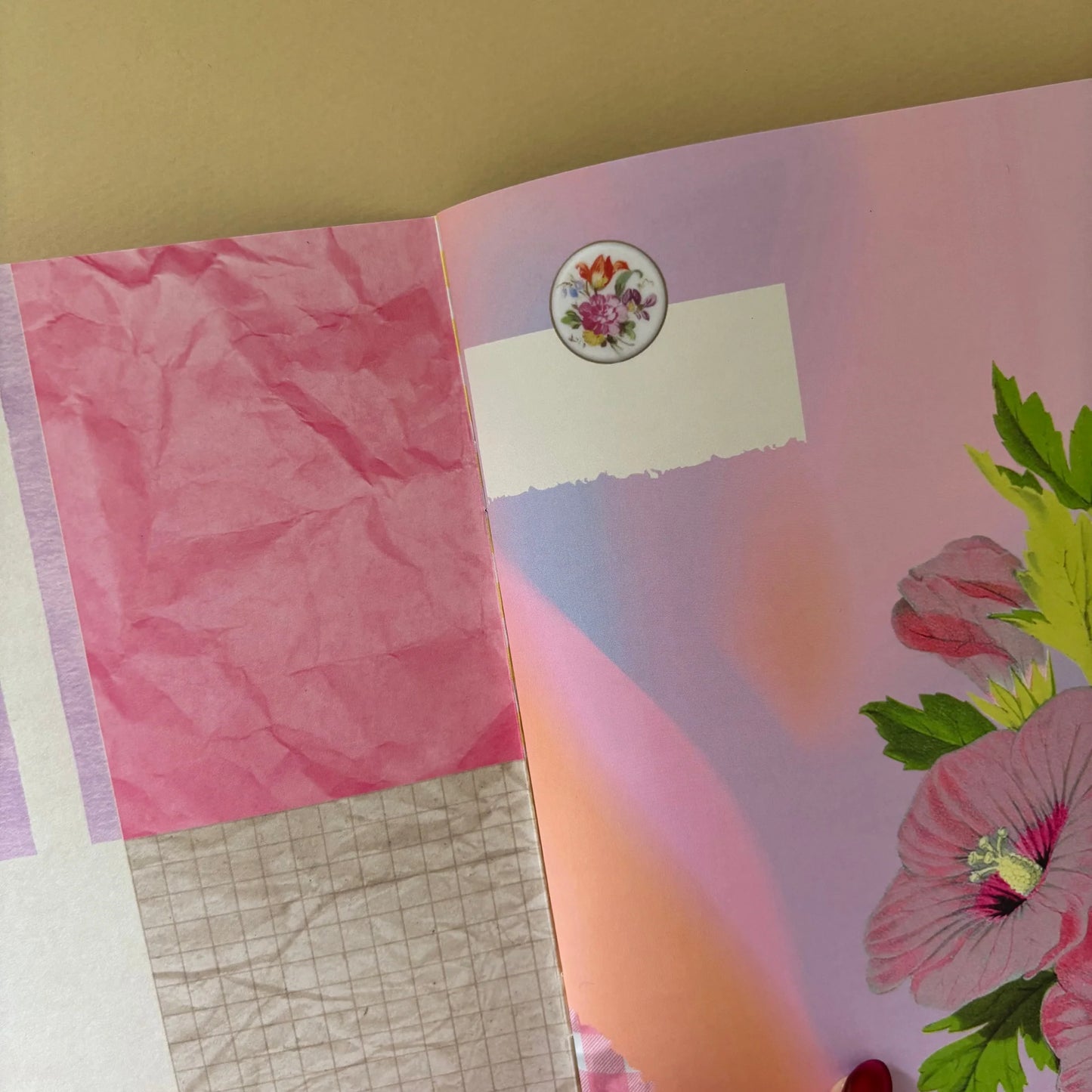 Carnet de scrapbooking - Fleurs