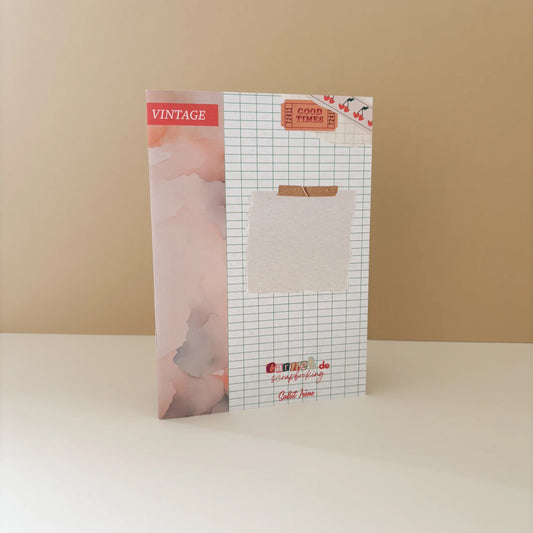 Carnet de scrapbooking - Vintage