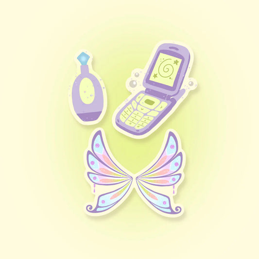 Pack de stickers Winx - Tecna