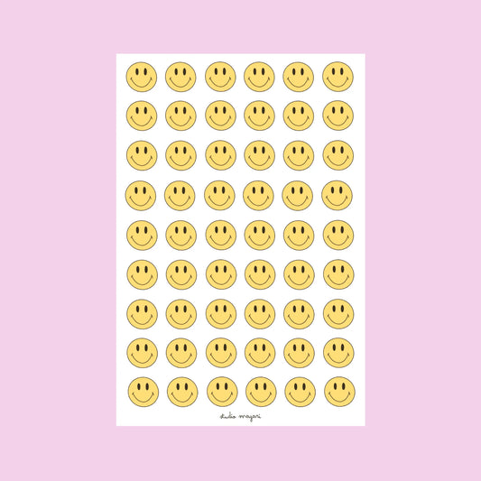 Planche de stickers - Smiley