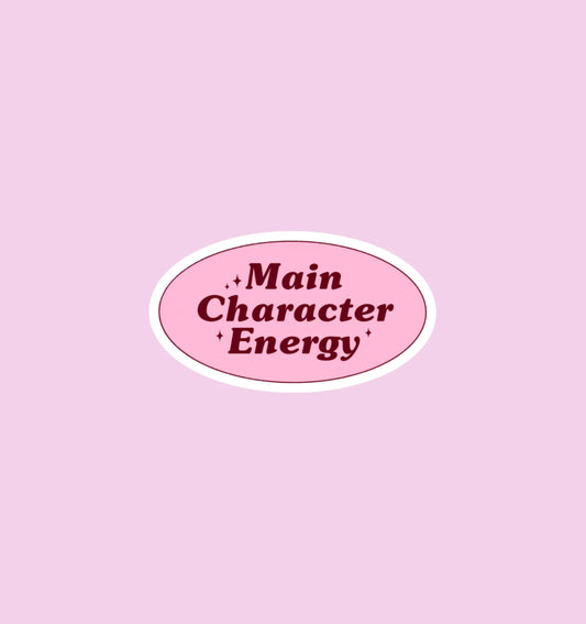 Sticker - Main Character Energy Holographique