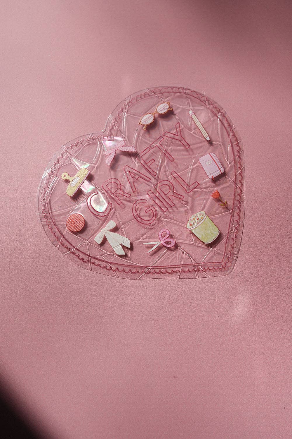 Sticker Sun Catcher - Crafty Girl