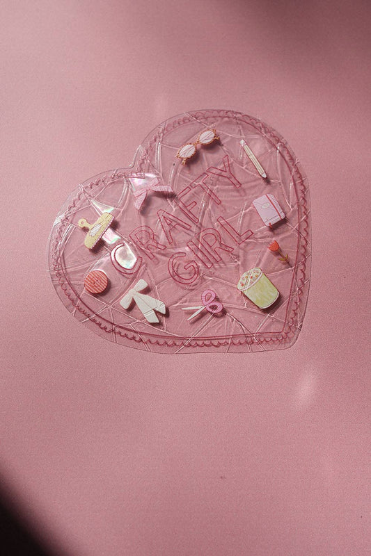 Sticker Sun Catcher - Crafty Girl
