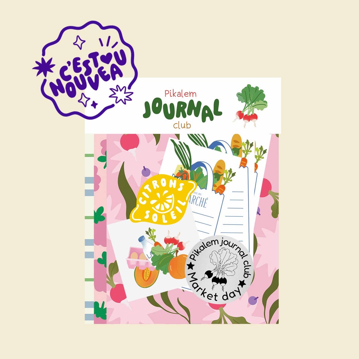 Kit de Journaling -  Market day