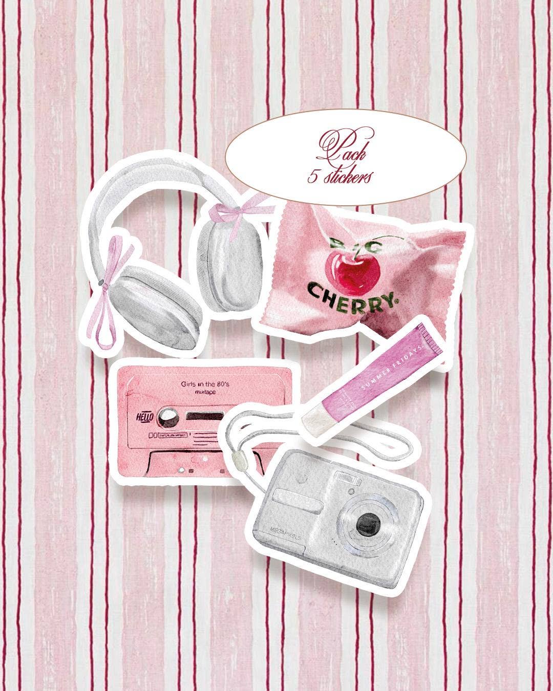 Lot de stickers - It-girl