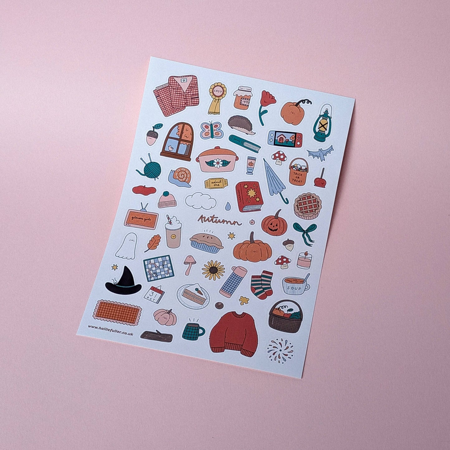 Planche de stickers - Souvenirs d'automne