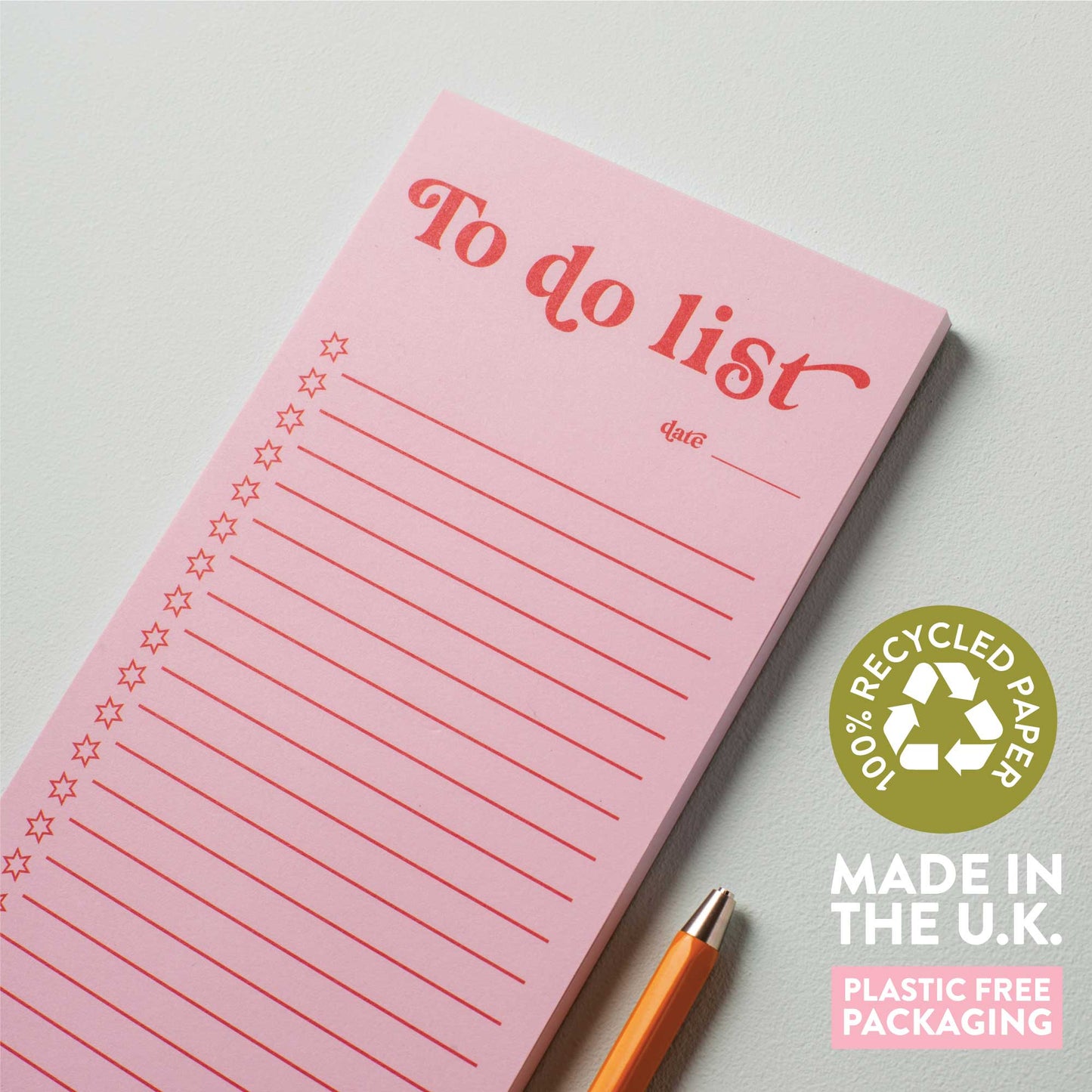 Bloc-Notes - Rose et rouge