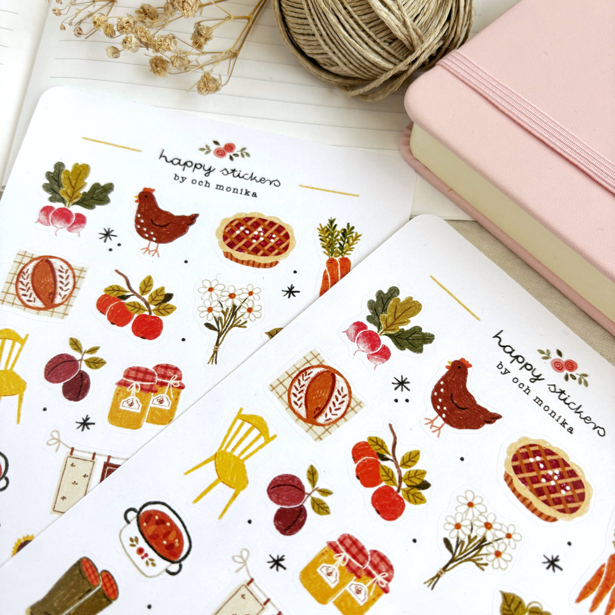 Planche de stickers - Campagne