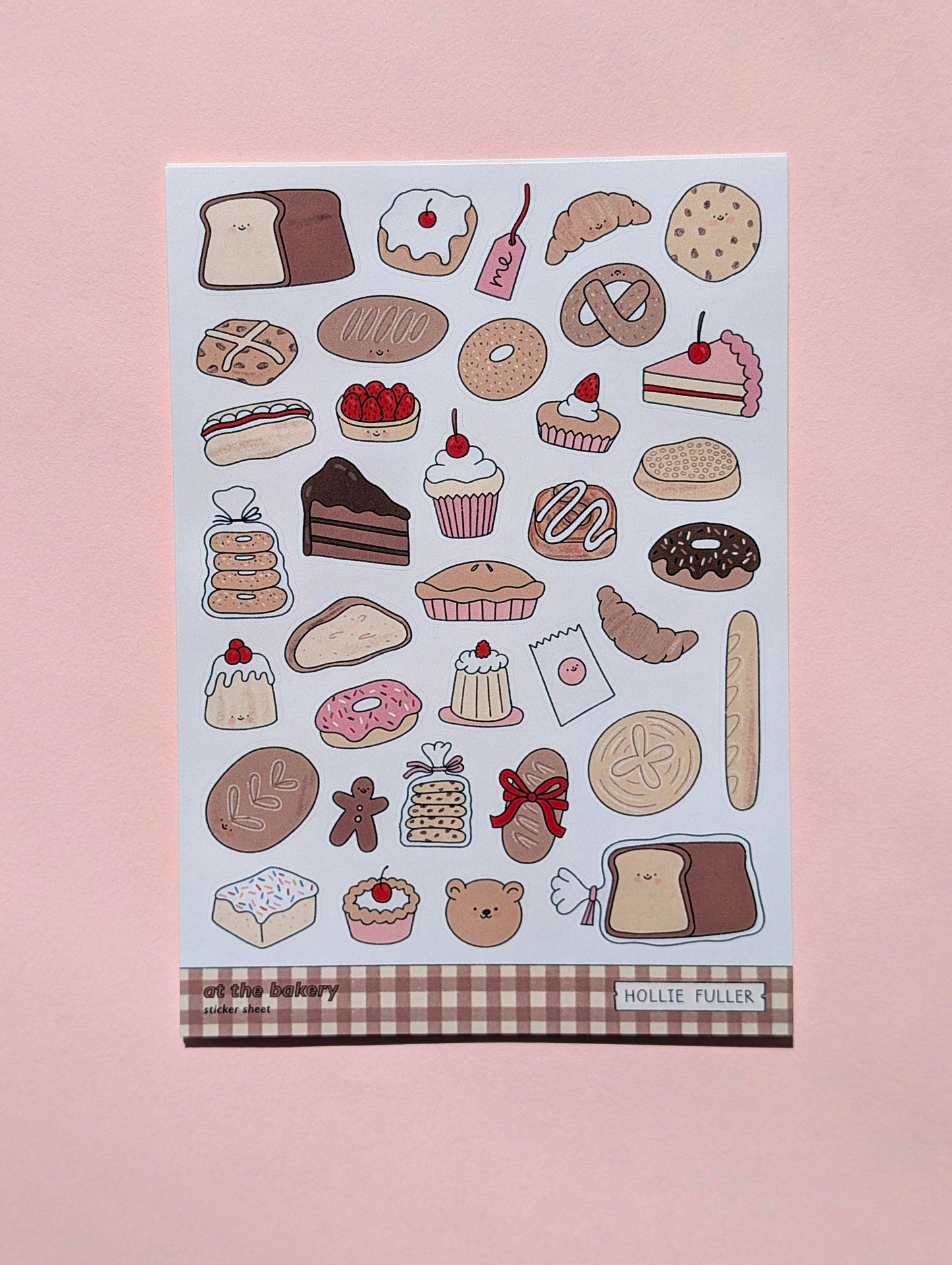 Planche de stickers - À la boulangerie
