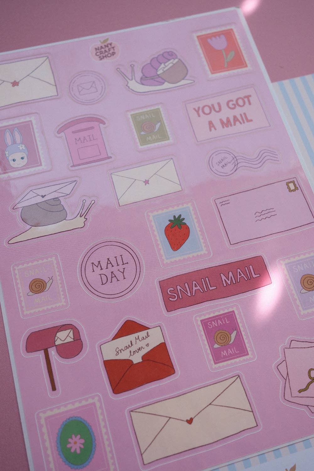 Planche de stickers - Snail Mail