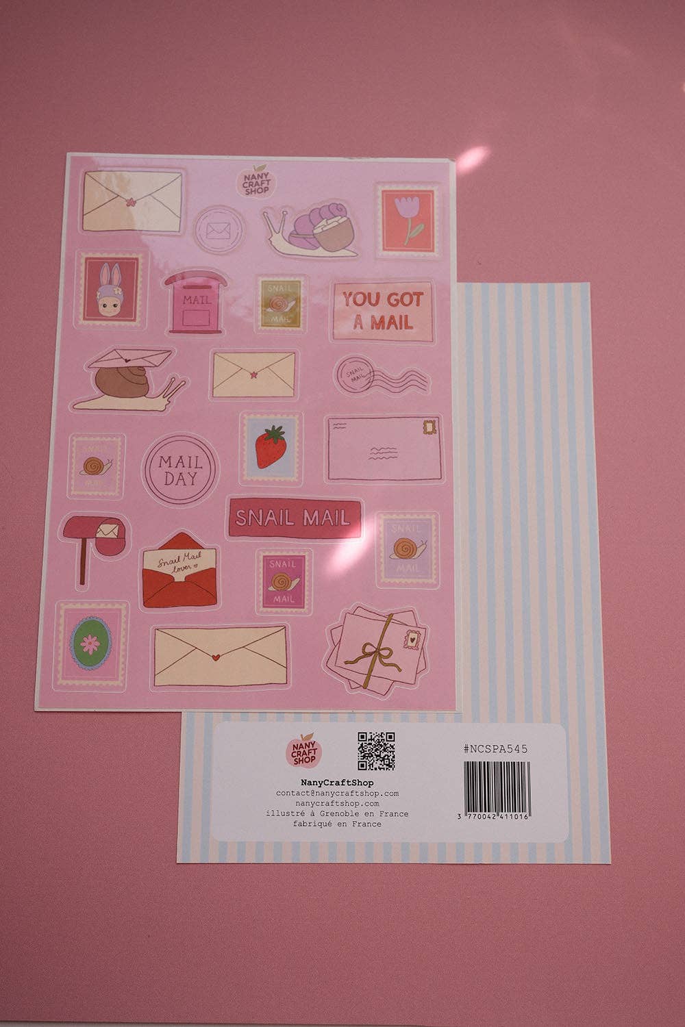 Planche de stickers - Snail Mail
