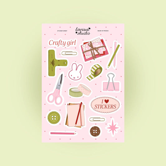 Planche de sticker - Crafty Gril