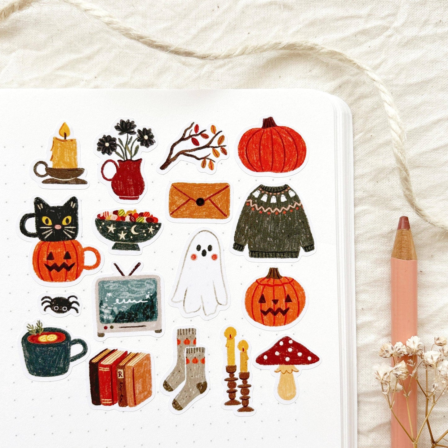 Planche de stickers - Halloween effrayant