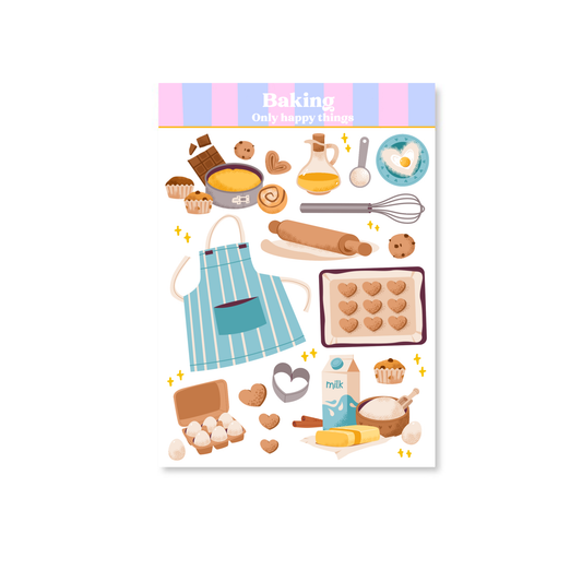 Planche de stickers - Pâtisserie