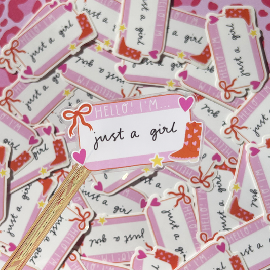 Sticker - Just a girl