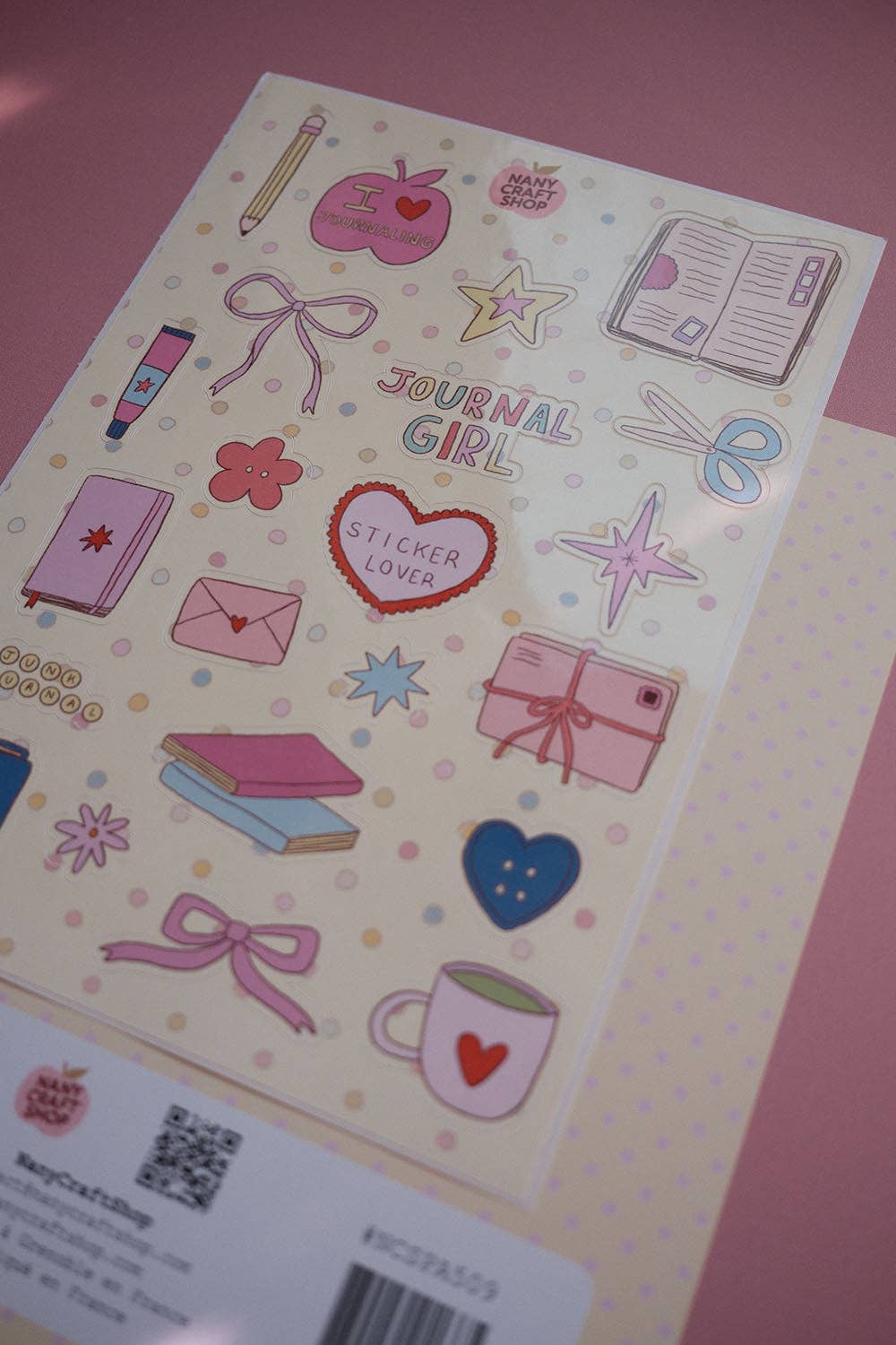 Planche de stickers - Crafty Girl