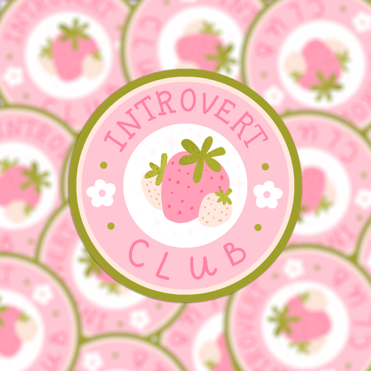 Sticker - Introvert Club
