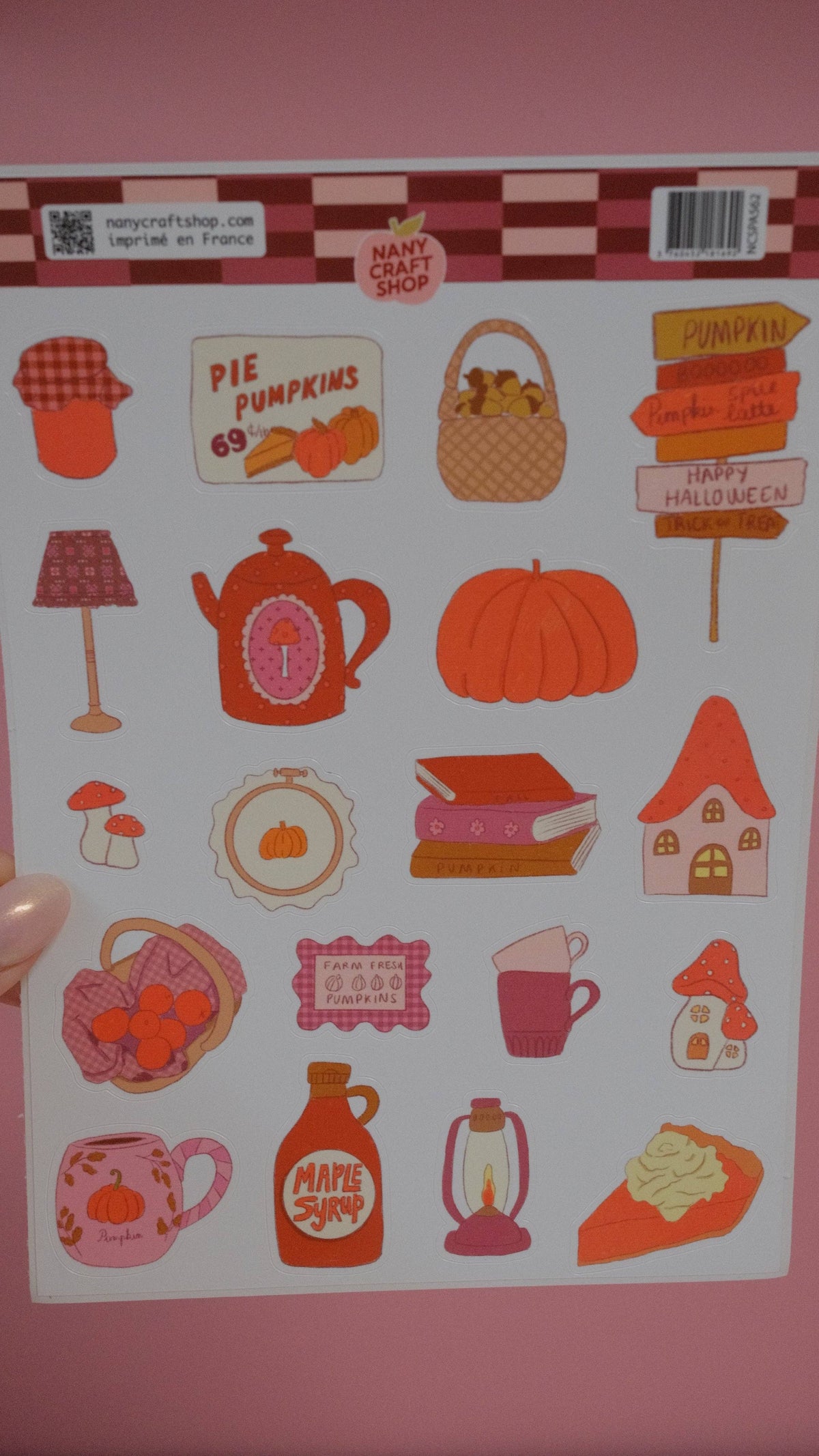 Planche de stickers - Automne