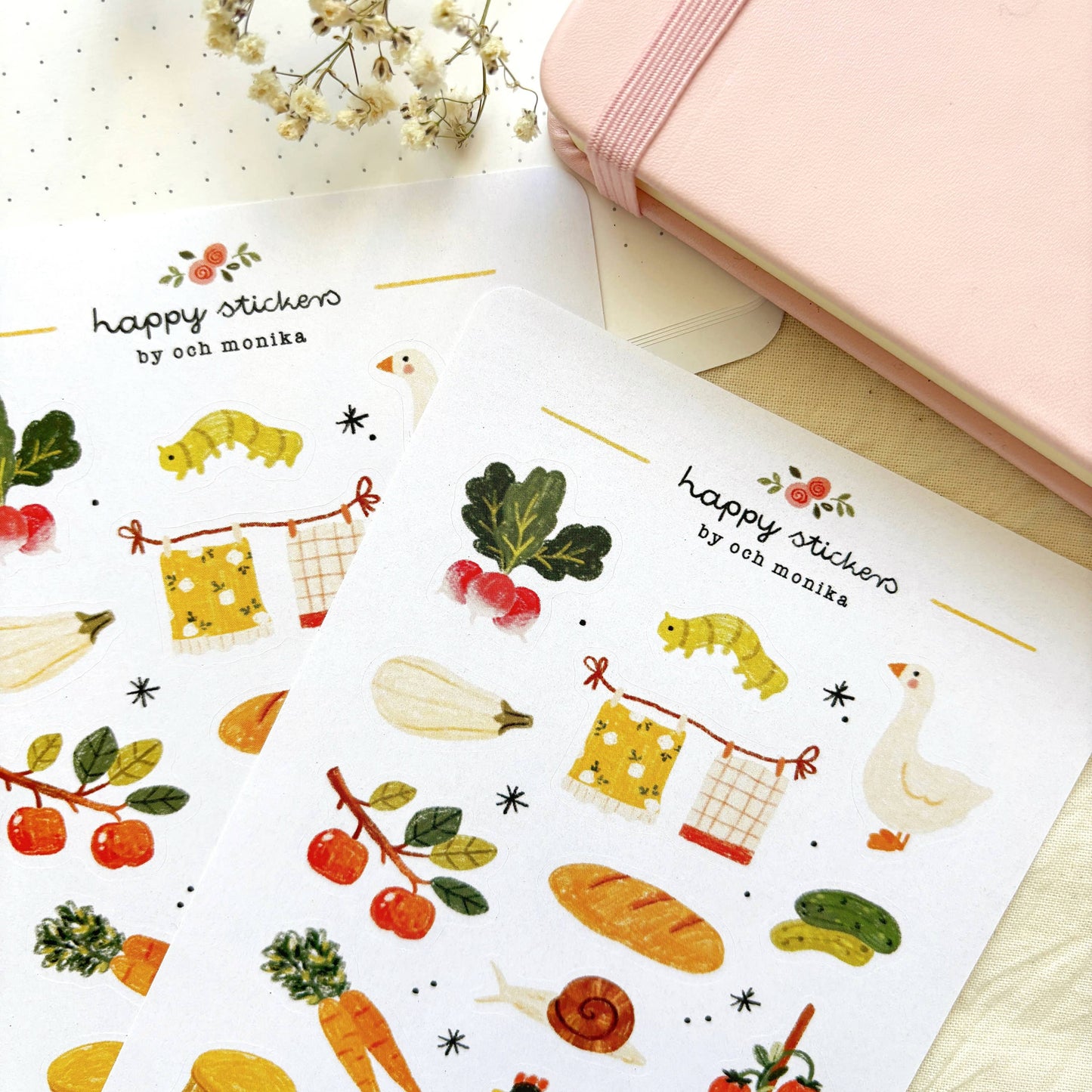 Planche de stickers - Campagne