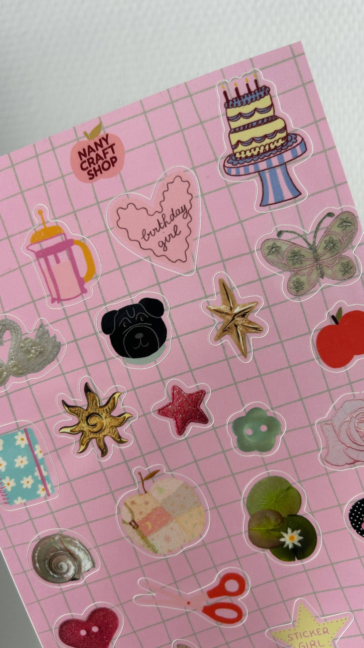 Planche de stickers - Nany