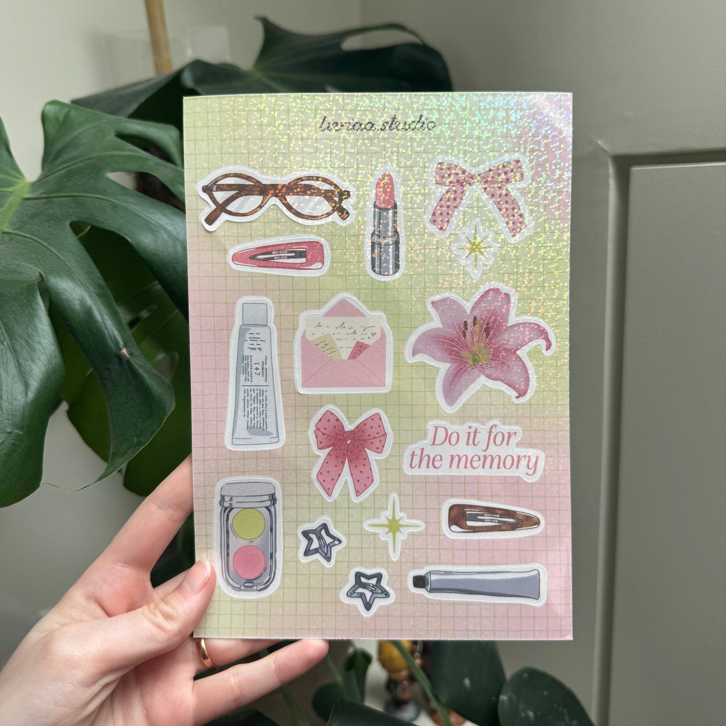 Planche de stickers - Printemps girly