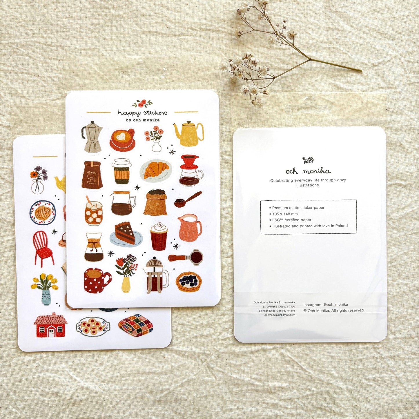 Planche de stickers - Halloween effrayant